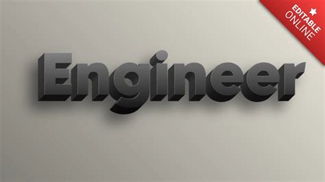 Image result for Engineer Text Effect