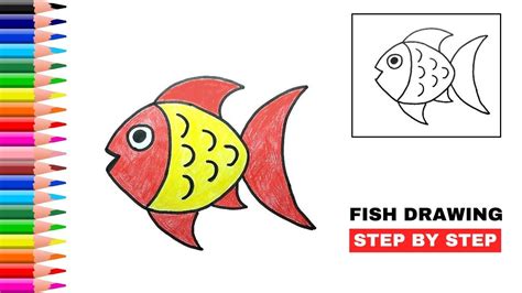 Image result for Very Simple Fish Drawing