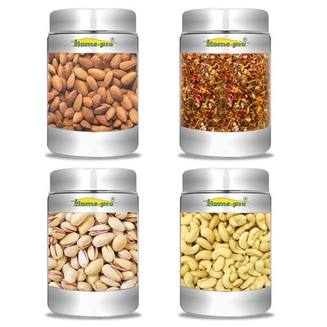 Buy Home-Pro - See Through Dabba | Mukhwas Dabba | Container Set | Leak ...