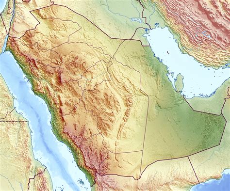 Maps of Saudi Arabia | Detailed map of Saudi Arabia in English | Tourist map of Saudi Arabia ...