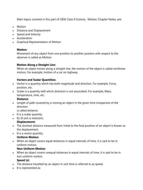 Motion Lesson Class 9 的图像结果