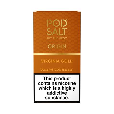 POD SALT - Virginia Gold - NICOTINE SALT - India Vape Store