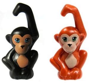 LEGO 2 Pcs New Friends Lot Dark Orange Black Monkey Gorilla Ape ...