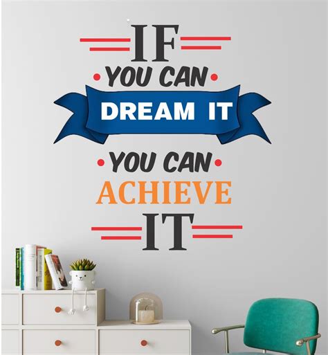 Design O Design Motivational Wall Sticker Quote 95 x 100 CM | “If You ...