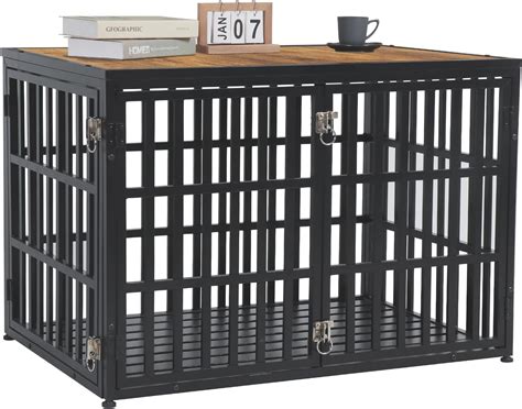 Amazon.com : HIDOG 40" Dog Crate Furniture, Wooden Pet Crate End Table ...