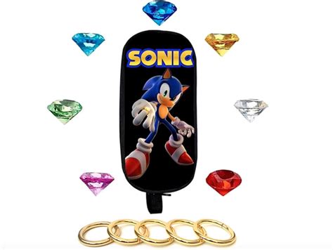 Toys Sonic - 7 Chaos Emeralds and 5 Power Rings - in India | Ubuy