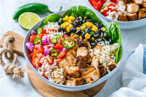 BBQ Chicken Burrito Bowls for Clean Eating Meal Prep | Clean Food Crush
