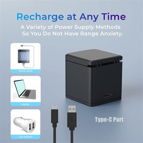 Buy REYGEAK Battery Charger for GoPro Hero 11 / Hero 10 / Hero 9 Black ...