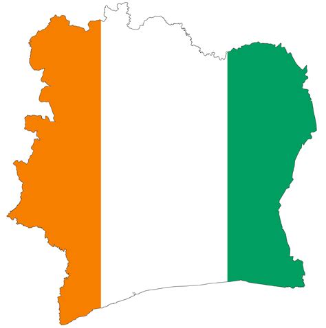 Ivory Coast Flag PNG Transparent Images