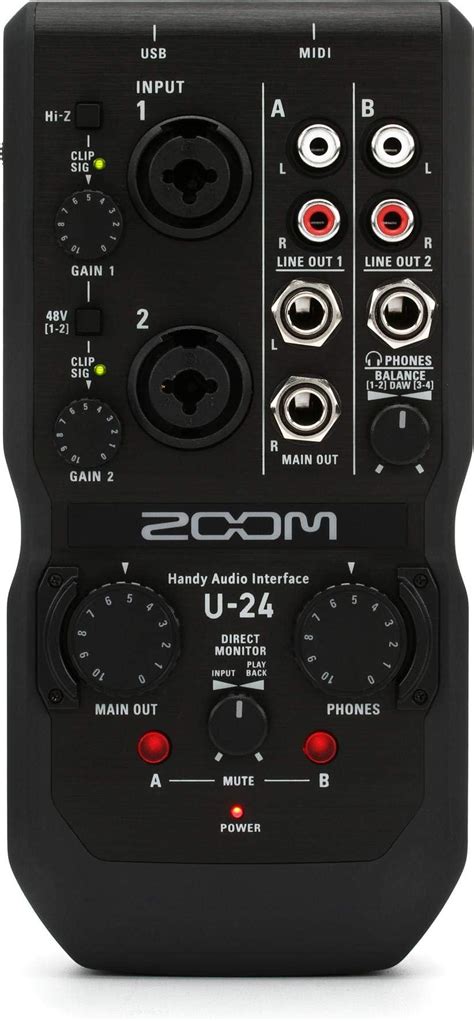 Zoom U-24 Channel Audio Interface : Amazon.in: Musical Instruments
