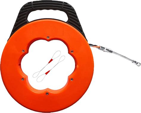 Buy 30M Fish Tape Wire Puller Wide Spring Tape 3 Core Woven Duct Rod ...