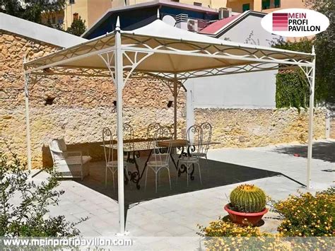 Pavillon 3x4 Überdachung Pagodenzelt Festzelt Pvc Terrassendach Pergola ...