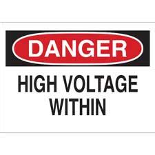 DANGER High Voltage Within Sign | Brady | BradyIndia.co.in