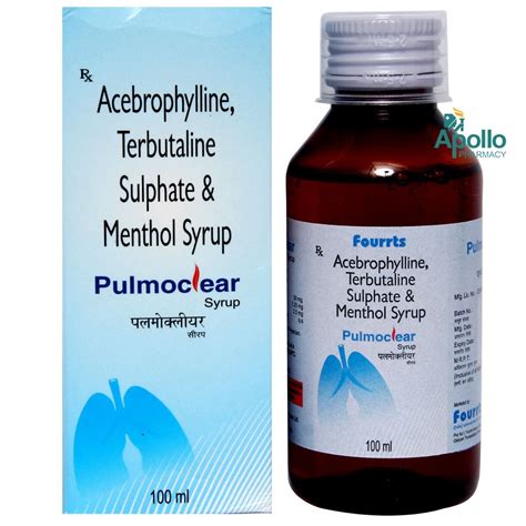 Pulmoclear Syrup 100 ml Price, Uses, Side Effects, Composition - Apollo ...