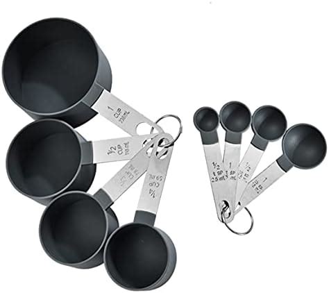 Giffy® Food Grade Measuring Cup Spoon Set for Measuring Dry and Liquid ...