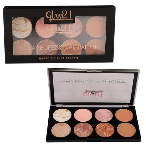 Buy Glam 21 Blush And Highlight Palette, Multicolor, One Size Online at ...