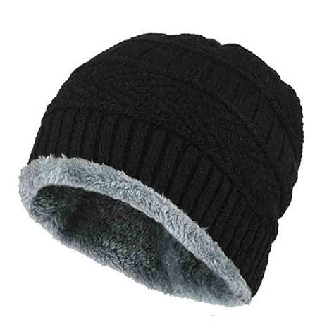 Buy Gajraj Unisex Wool Skull Cap (Pack Of 1) (GC4G, GC4B, GC4N_Black ...