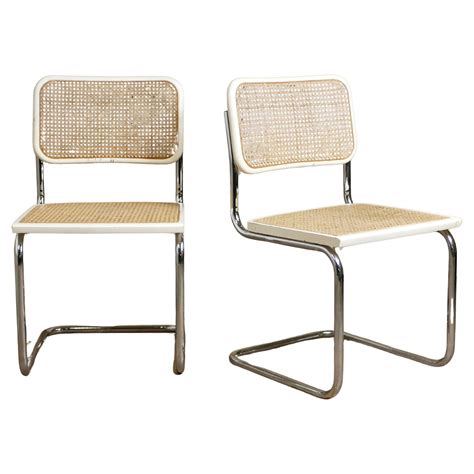 Set of 8 Vintage Cesca Chairs by Marcel Breuer, 1970s at 1stDibs