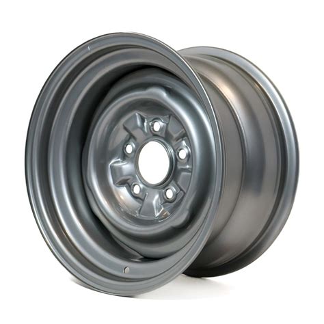 15X8 SILVER OEM GMH STEEL WHEEL WITH 4.75" BACKSPACE. DEDICATED 5-120. ...