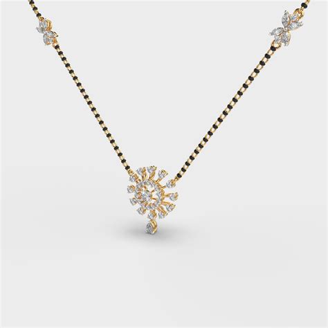 Buy Infine Sunray Beaded Mangalsutra With Chain At Jewelbox
