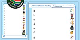 Preschool: Literacy: Letter Tear & Stick | Preschool