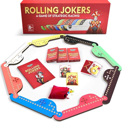 Amazon.com: Nerkin Games Rolling Jokers - Strategic Twist on Jokers and ...