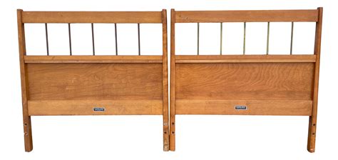 Matching Pair of Mid-Century Modern Paul McCobb Twin Bed Headboards ...