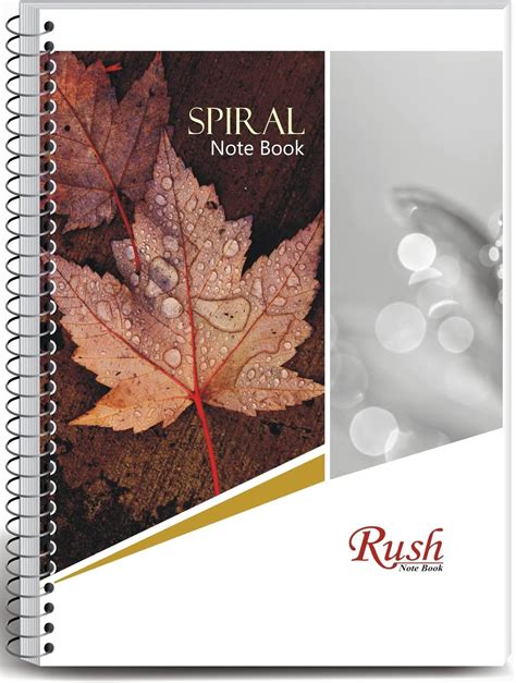 Rush Rough A4 Spiral Notebook 300 Pages | Single Line Ruled | 300 Pages ...