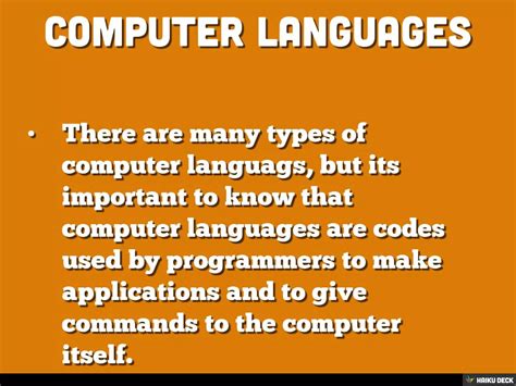 Image result for Types of Languages Computer Topic
