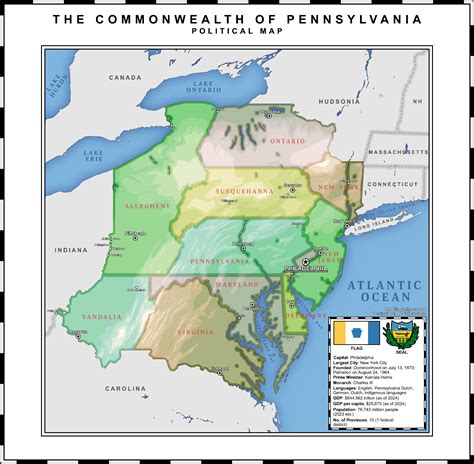 The Commonwealth of Pennsylvania in 2024 | What if the American ...