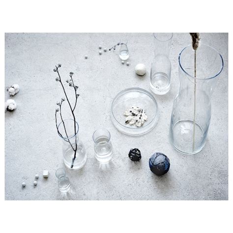 TIDVATTEN vase, clear glass, 17 cm (6 ¾") - IKEA
