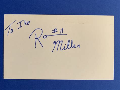 ROMARO MILLER Signed OLE MISS REBELS-MINNESOTA VIKINGS 3x5 Index Autograph Auto | eBay