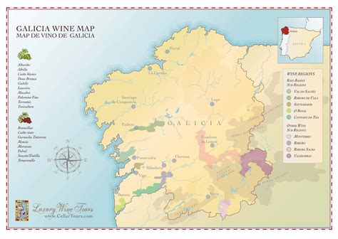 Galicia Wine Region Map » CellarTours