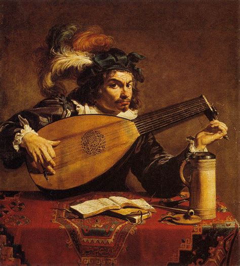 The Lute Player - Theodoor Rombouts (I think I need this hat ...