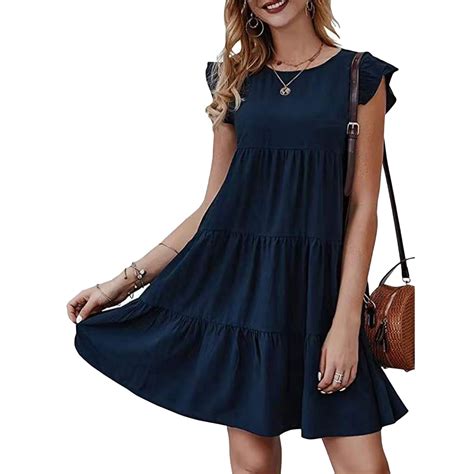 Navy Blue Casual Dresses