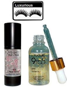 luxurious Eyelashes & skin vase primer & face serum Price in India ...