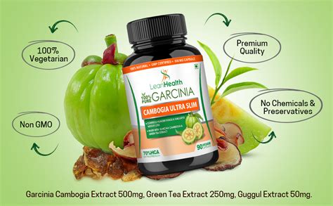 Leanhealth Garcinia Cambogia 90 Capsules - Natural Weight Loss ...