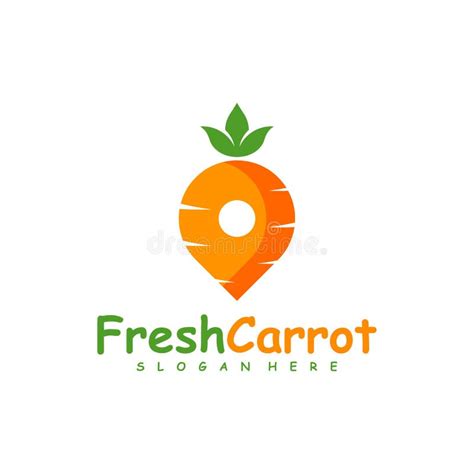 Carrot Point Logo Design Vector, Creative Carrot Logo Design Template ...