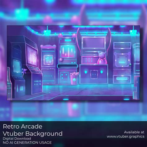 Retro Arcade Background
