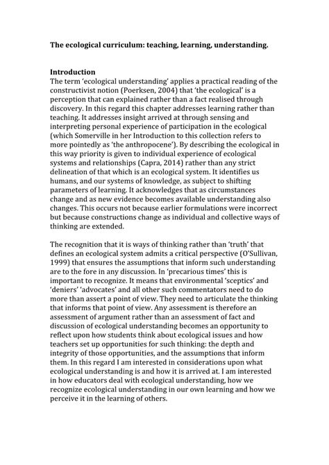 Image result for Ecological Approach to Learning