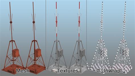 Rhotheta RT 1000 VHF RDF System ATC VTS with Antenna 3D | 3D Molier ...