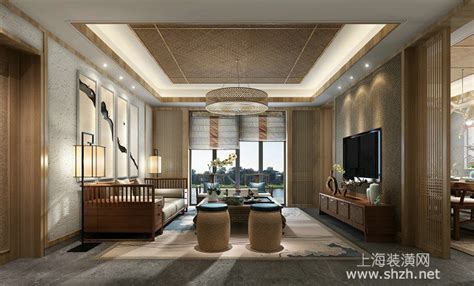 10款新中式客厅装修效果图 看看有没有你喜欢的 - 客厅-上海装潢网