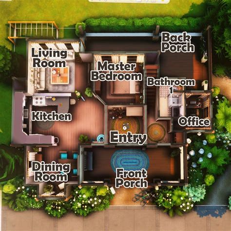 45 easy sims 4 house layouts to try this year sims 4 floor plans – Artofit