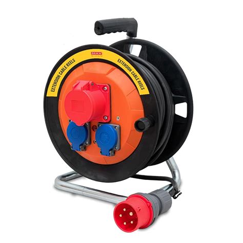 Buy Max Extension Cable Drum| 3phase with 16 Amp 5 pin Industrial Plug ...
