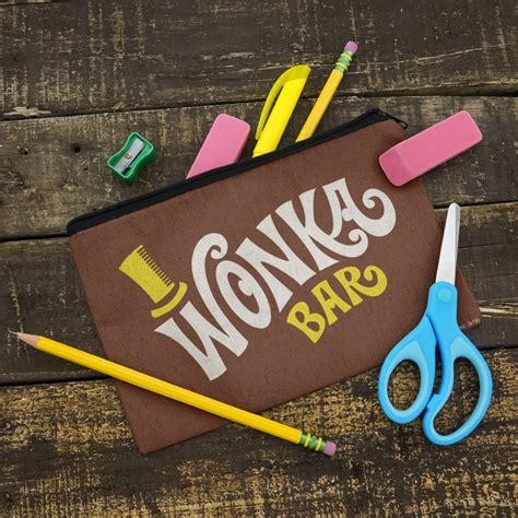 Buy Willy Wonka and the Chocolate Factory Wonka Bar Logo Pencil Pen ...