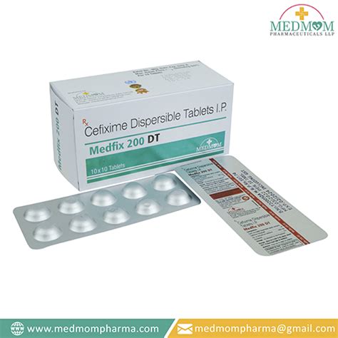 MEDFIX 200 DT Tablets Medmom Pharmaceuticals LLP