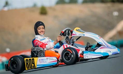 Indian karting prodigy Atiqa Mir finishes top five on junior class debut