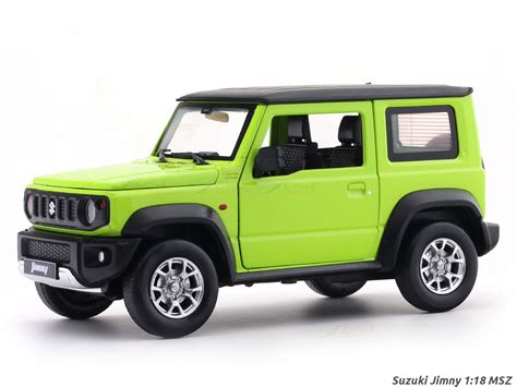 Suzuki Jimny Green 1:18 MSZ licensed diecast scale model car ...