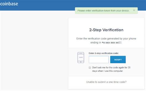Image result for Coinbase 2 Step Verification Code
