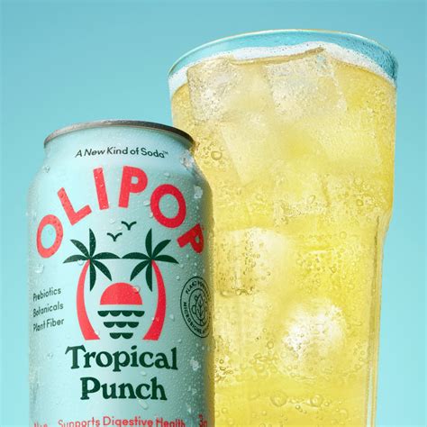 Snapklik.com : OLIPOP Prebiotic Soda Pop, Tropical Punch, A New Kind Of ...